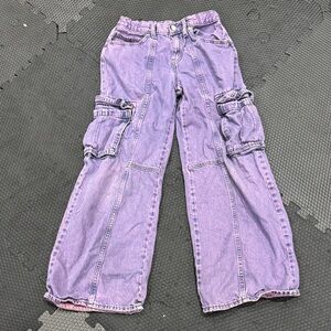 Old Navy Lavender High-Rise Baggy Pants